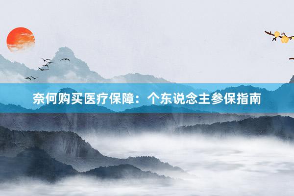奈何购买医疗保障：个东说念主参保指南
